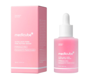 Sérum Facial Medicube Ultra Light PDRN Pink Peptide 3% Niacinamida - 30mL